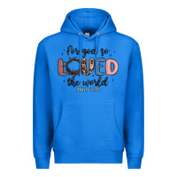 True Royal for god so loved the world Premium Hoodie - MaliasSmallBusiness