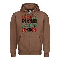 Chestnut loud and proud wrestling mom Zipper Hoodie - Zillion Design Studio