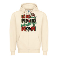 Sandshell loud and proud wrestling mom Zipper Hoodie - Zillion Design Studio