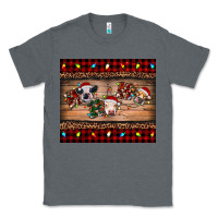 Charcoal Heather hohoho christmas cows Classic Tee - RanaPortraitStore
