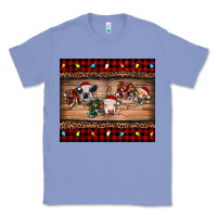 Colony Blue hohoho christmas cows Classic Tee - RanaPortraitStore