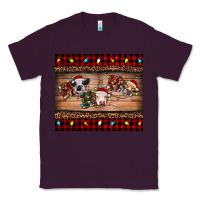 Plum hohoho christmas cows Classic Tee - RanaPortraitStore