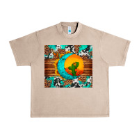 French Oak sunflower desert cactus turquoise crescent Urban Heavy Tee - Artiststas