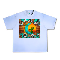 Grape Ice sunflower desert cactus turquoise crescent Urban Heavy Tee - Artiststas