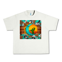 Pistachio sunflower desert cactus turquoise crescent Urban Heavy Tee - Artiststas
