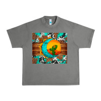 Tornado sunflower desert cactus turquoise crescent Urban Heavy Tee - Artiststas