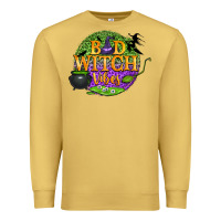Antique Gold bad witch vibes Premium Sweatshirt - BundleAndBundleShop