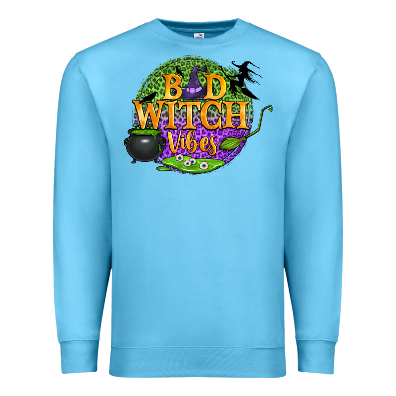 Bad Witch Vibes Premium Sweatshirt by BundleAndBundleShop | Teevron