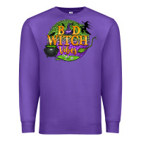 Purple bad witch vibes Premium Sweatshirt - BundleAndBundleShop