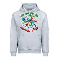 Heather Grey i'm fine it's fine everything is fine Urban Hoodie - MaliasSmallBusiness
