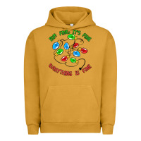 Pigment Peanut Butter i'm fine it's fine everything is fine Urban Hoodie - MaliasSmallBusiness