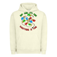 Pigment Pistachio i'm fine it's fine everything is fine Urban Hoodie - MaliasSmallBusiness