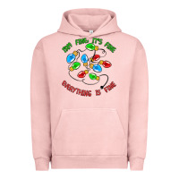 Pigment Salmon i'm fine it's fine everything is fine Urban Hoodie - MaliasSmallBusiness