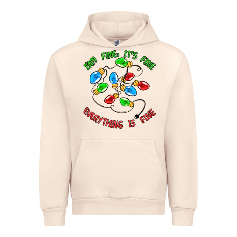 I'm Fine It's Fine Everything Is Fine Urban Hoodie by MaliasSmallBusiness | Teevron
