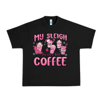 My Sleigh Runs On Coffee Urban Heavy Tee | Teevron