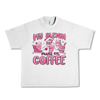 Lunar Rock my sleigh runs on coffee Urban Heavy Tee - MaliasSmallBusiness