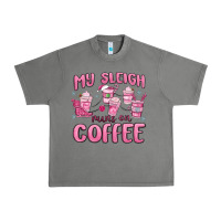 Tornado my sleigh runs on coffee Urban Heavy Tee - MaliasSmallBusiness