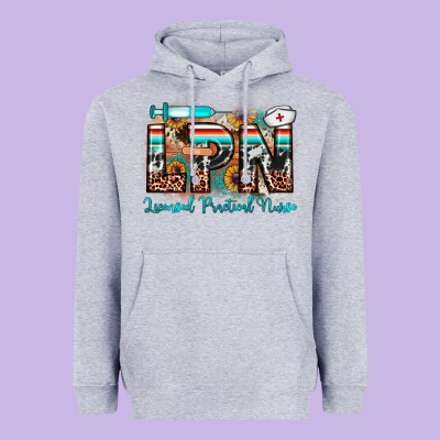 Lpn Licensed Practical Nurse Heavyweight Hoodie Designed By Jahusdesignshop