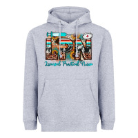 Heather Grey lpn licensed practical nurse Heavyweight Hoodie - JahusDesignShop