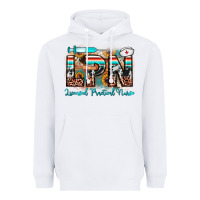 White lpn licensed practical nurse Heavyweight Hoodie - JahusDesignShop