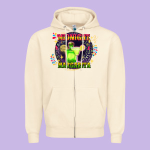 Midnight Margarita Zipper Hoodie Designed By Cts Tumbler Store