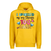 Lemon i sparkled my way through 100 days Premium Hoodie - MaliasSmallBusiness