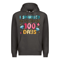 Smoke i sparkled my way through 100 days Premium Hoodie - MaliasSmallBusiness