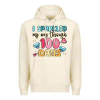Tofu i sparkled my way through 100 days Premium Hoodie - MaliasSmallBusiness