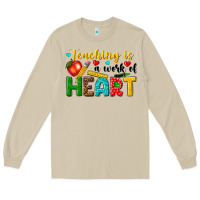 Mushroom teaching is a work of heart tbw Long Sleeve Tee - texasbilliewilder