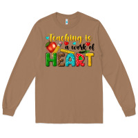Toasted Coconut teaching is a work of heart tbw Long Sleeve Tee - texasbilliewilder