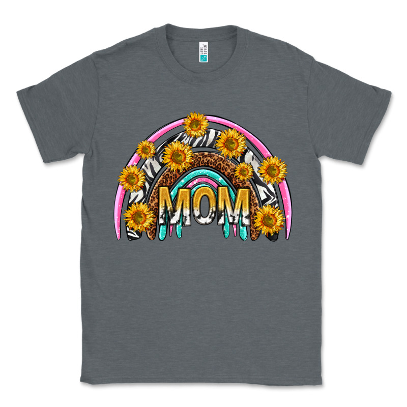 Mom With Sunflower Rainbow Mothers Day Classic Tee by texasbilliewilder | Teevron