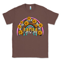 Chestnut mom with sunflower rainbow mothers day Classic Tee - texasbilliewilder