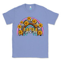 Colony Blue mom with sunflower rainbow mothers day Classic Tee - texasbilliewilder