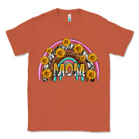 Copper mom with sunflower rainbow mothers day Classic Tee - texasbilliewilder