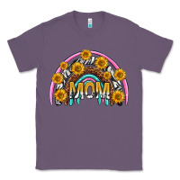 Lavender mom with sunflower rainbow mothers day Classic Tee - texasbilliewilder