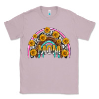 Lilac mom with sunflower rainbow mothers day Classic Tee - texasbilliewilder