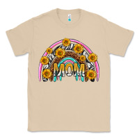 Mushroom mom with sunflower rainbow mothers day Classic Tee - texasbilliewilder