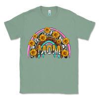 Sage mom with sunflower rainbow mothers day Classic Tee - texasbilliewilder