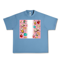 Pebble Blue school Urban Heavy Tee - MaliasSmallBusiness