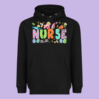 Easter Nurse Heavyweight Hoodie Designed By Artiststas