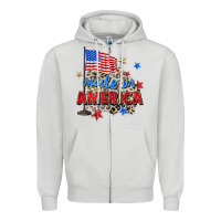 Dove Grey made in america Zipper Hoodie - Zillion Design Studio