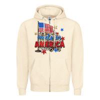 Sandshell made in america Zipper Hoodie - Zillion Design Studio