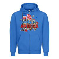True Royal made in america Zipper Hoodie - Zillion Design Studio