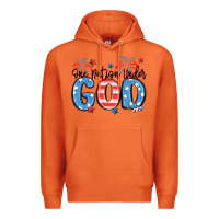 Carrot one nation under god Premium Hoodie - MaliasSmallBusiness