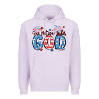 Lilac one nation under god Premium Hoodie - MaliasSmallBusiness