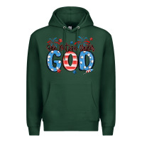 Sports Green one nation under god Premium Hoodie - MaliasSmallBusiness