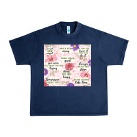 Navy positive quotes Urban Heavy Tee - MaliasSmallBusiness