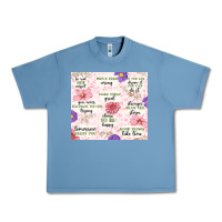 Pebble Blue positive quotes Urban Heavy Tee - MaliasSmallBusiness