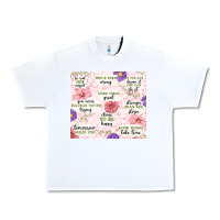 White positive quotes Urban Heavy Tee - MaliasSmallBusiness