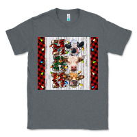 Charcoal Heather ho ho ho christmas cow Classic Tee - RanaPortraitStore